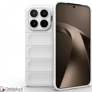 Magic Shield guminis dėklas - baltas (Xiaomi 17T Pro)